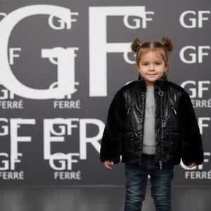 Authentic GF Gianfranco Ferre designer girls toddler convertible jacket vest 3